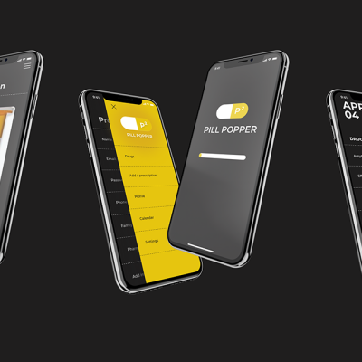 pill popper: concept app